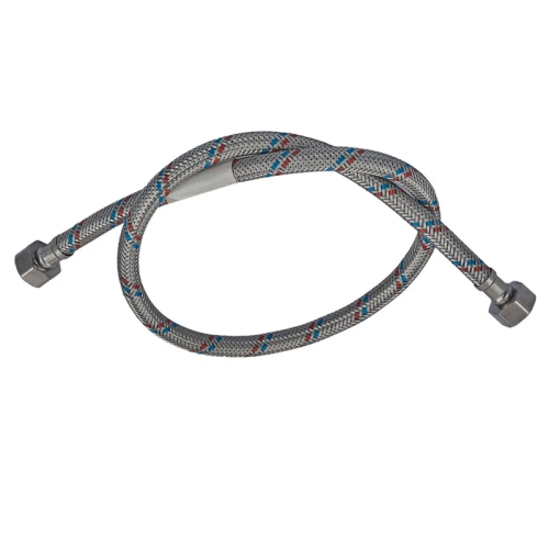 Гнучкий шланг для підключення води гайка 1/2'' - гайка 1/2'' (50 см) Zerix (ZX1551)