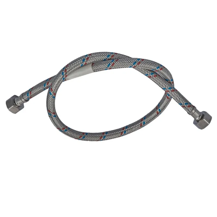 Гнучкий шланг для підключення води гайка 1/2'' - гайка 1/2'' (50 см) Zerix (ZX1551) Гнучкий шланг для підключення води гайка 1/2'' - гайка 1/2'' (50 см) Zerix (ZX1551)