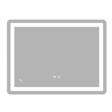 Дзеркало Zerix Sansa MR01-70x50-REVERSE з LED Touch, Anti-fog, димером, регулятором яскравості (ZX6050)