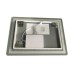 Дзеркало Zerix Sansa MR01-70x50-REVERSE з LED Touch, Anti-fog, димером, регулятором яскравості (ZX6050)