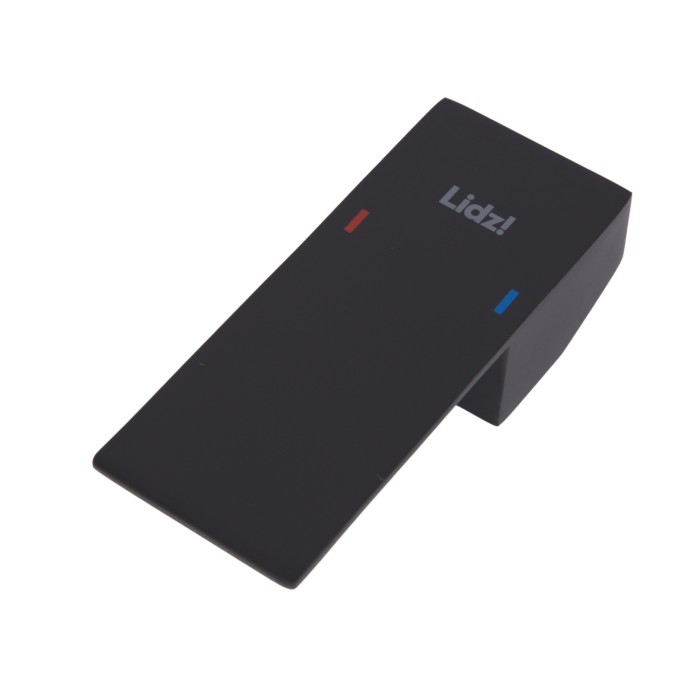 Ручка 35 мм Lidz (105х42х26,4) для змішувачів Kubis Black LDKUB1054226449498 Ручка 35 мм Lidz (105х42х26,4) для змішувачів Kubis Black LDKUB1054226449498