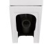 Чаша унітазу-компакту Mixxus Premium Quadro-0402-R Bowl 675х390х855 Rimless без сидіння (MI8340)