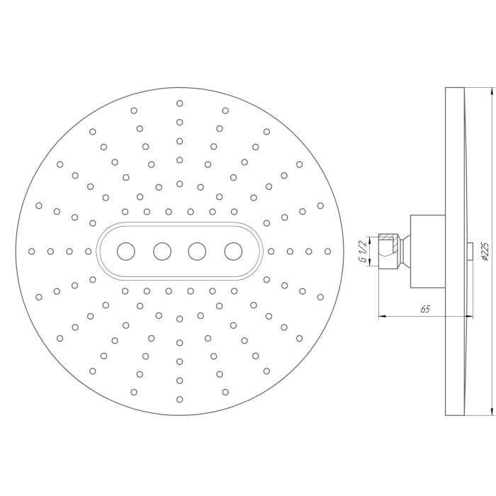 Душова лійка Globus Lux SD07A Душова лійка Globus Lux SD07A