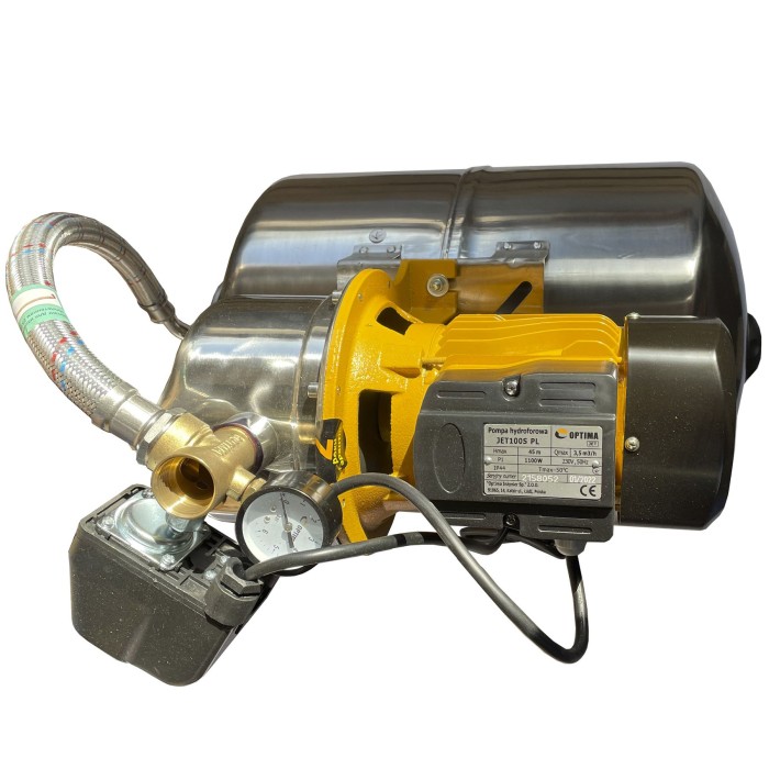 Насосна станція Optima JET100S-PL-50INOX 1,1кВт нержавійка на гребінці Насосна станція Optima JET100S-PL-50INOX 1,1кВт нержавійка на гребінці