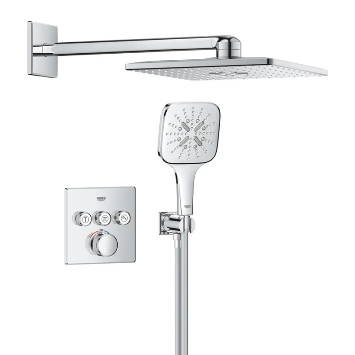 Прихована душова система з RSH SmartActive 310 Cube Grohe Grohtherm SmartControl (1039980000) Прихована душова система з RSH SmartActive 310 Cube Grohe Grohtherm SmartControl (1039980000)