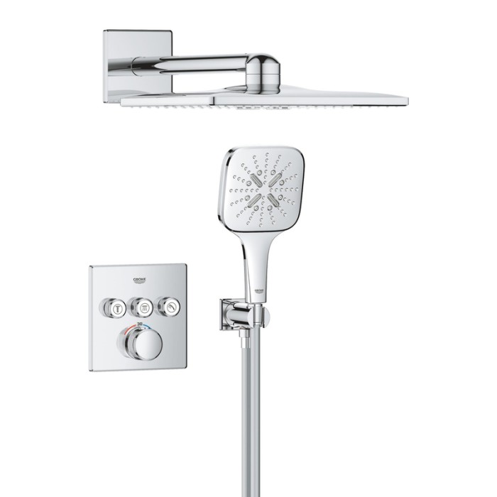 Прихована душова система з RSH SmartActive 310 Cube Grohe Grohtherm SmartControl (1039980000) Прихована душова система з RSH SmartActive 310 Cube Grohe Grohtherm SmartControl (1039980000)