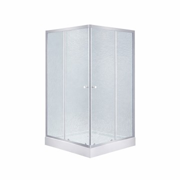 Набір Lidz душова кабіна Wawel SC90x90.SAT.LOW.FR, скло Frost 4 мм + піддон Mazur