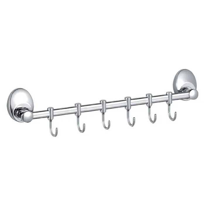 Планка з 6-ма гачками Haiba HB1615-6 (415 мм) (HB0460) Планка з 6-ма гачками Haiba HB1615-6 (415 мм) (HB0460)
