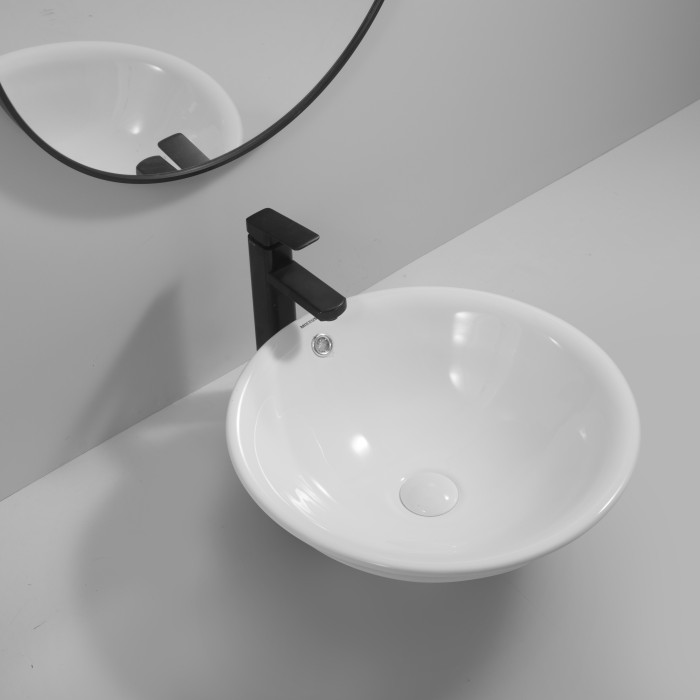 Раковина врізна на стільницю MIXXUS PREMIUM TOPPER-1601 470х470х180mm з переливом (MP6571) Раковина врізна на стільницю MIXXUS PREMIUM TOPPER-1601 470х470х180mm з переливом (MP6571)