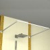 Штанга для шторки П-подібна універсальна Zerix CRS-U-80x80x80 80x80x80cm, 80x160cm, 240cm (нержавіюча сталь) (блістер) (ZX6102)
