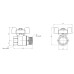 Кран кульовий Thermo Alliance Standart 1/2" ВЗ для води (метелик) SD607NW15PN40