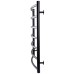 Рушникосушарка UNIO LD W 700-500-7 BLK Драбинка Дуга вода чорна