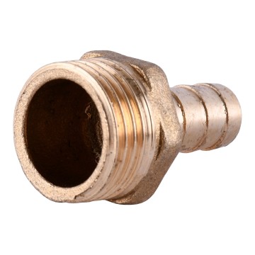 Штуцер 1/2″З 10мм латунний 1603Б