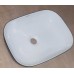 Раковина накладна Mixxus Premium DIVERSE-0112 WHITE-BLACK 455х325х135mm (MP6542)