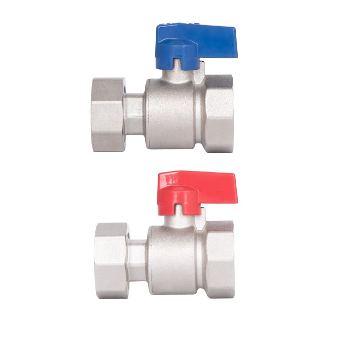 Комплект кранів кульових Thermo Alliance Standart 1"ВВ прямий з накидною гайкою TAS262RBW25 Комплект кранів кульових Thermo Alliance Standart 1"ВВ прямий з накидною гайкою TAS262RBW25