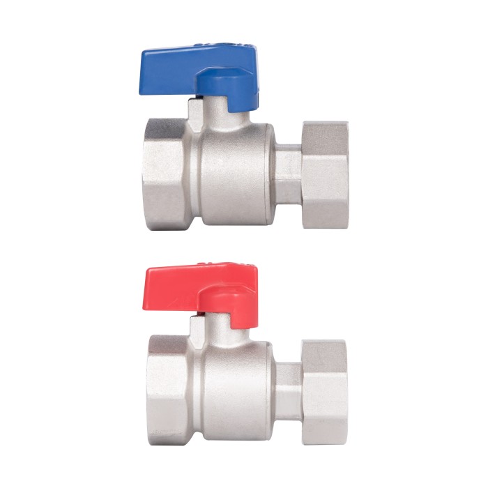 Комплект кранів кульових Thermo Alliance Standart 1"ВВ прямий з накидною гайкою TAS262RBW25 Комплект кранів кульових Thermo Alliance Standart 1"ВВ прямий з накидною гайкою TAS262RBW25