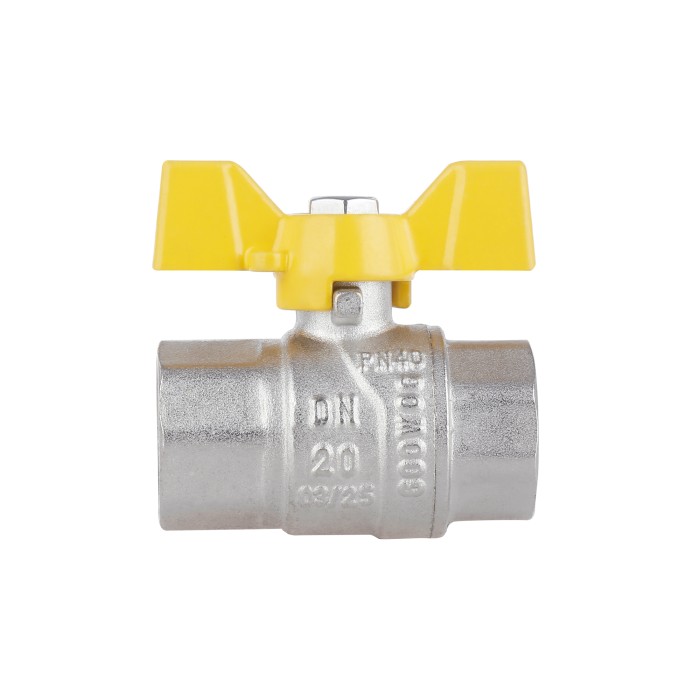 Кран кульовий Thermo Alliance Forte 3/4" ВР для газа (метелик) SF602G20 Кран кульовий Thermo Alliance Forte 3/4" ВР для газа (метелик) SF602G20