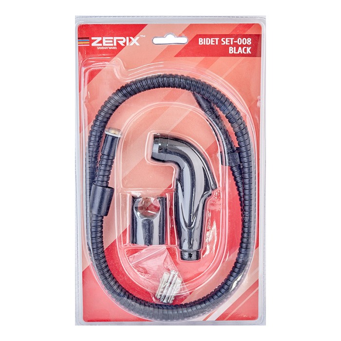 Набір для душу гігієнічного Zerix Bidet SET-008 Black (колір чорний) (ZX4914) Набір для душу гігієнічного Zerix Bidet SET-008 Black (колір чорний) (ZX4914)