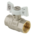 Кран кульовий KOER 1/2" ГГМ (KR.217.W) білий (KR0177)