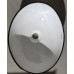 Раковина накладна MIXXUS PREMIUM ELLIPSE-0108 EDGE BLACK 400х330х145mm (MP6527)