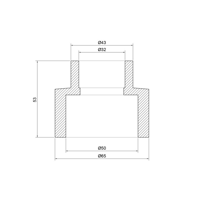 Муфта PPR Thermo Alliance 50х32 Муфта PPR Thermo Alliance 50х32