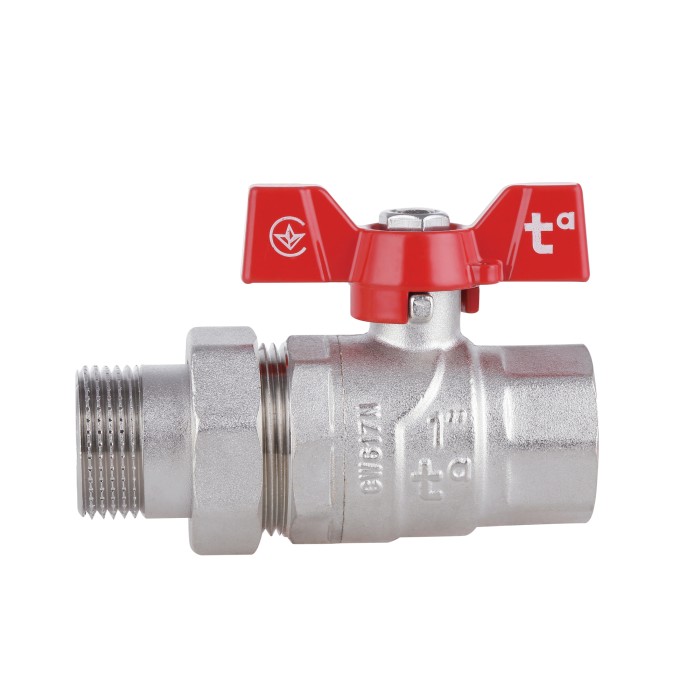 Кран кульовий "Американка" Thermo Alliance Forte 1" прямий SF220W25 Кран кульовий "Американка" Thermo Alliance Forte 1" прямий SF220W25