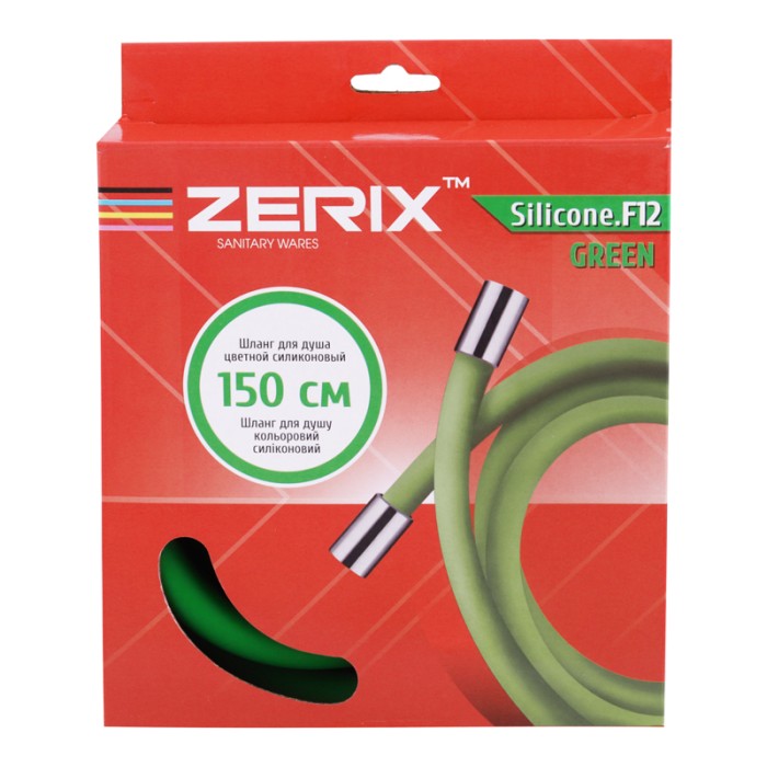 Шланг силіконовий Zerix F12 Green (150 см) (ZX2999) Шланг силіконовий Zerix F12 Green (150 см) (ZX2999)