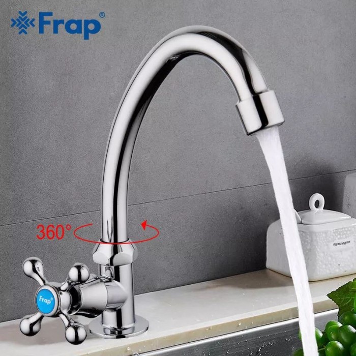 Монокран для кухні Frap F4108, хром Монокран для кухні Frap F4108, хром