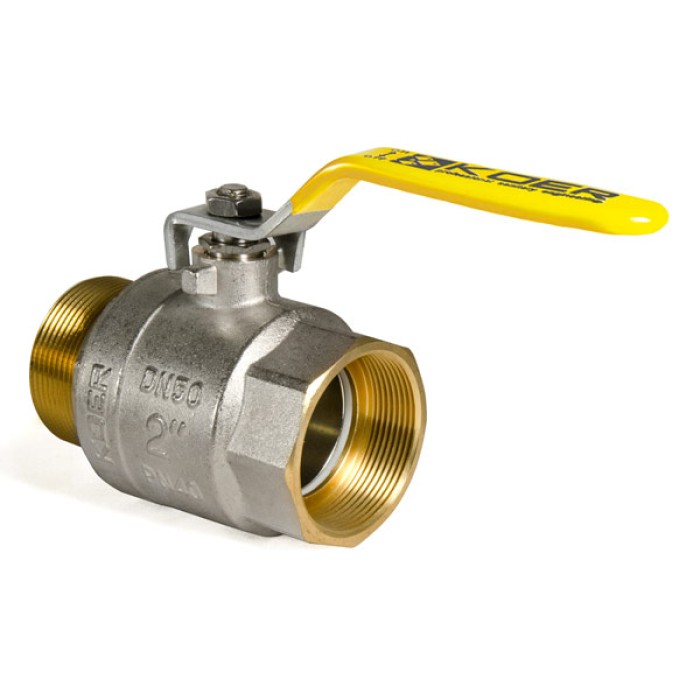 Кран кульовий KOER KR.515.PR.GAS - 2" FM ГШВ YELLOW, ручка "важіль" жовта (KR0065) Кран кульовий KOER KR.515.PR.GAS - 2" FM ГШВ YELLOW, ручка "важіль" жовта (KR0065)