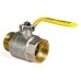 Кран кульовий KOER KR.515.PR.GAS - 2" FM ГШВ YELLOW, ручка "важіль" жовта (KR0065)