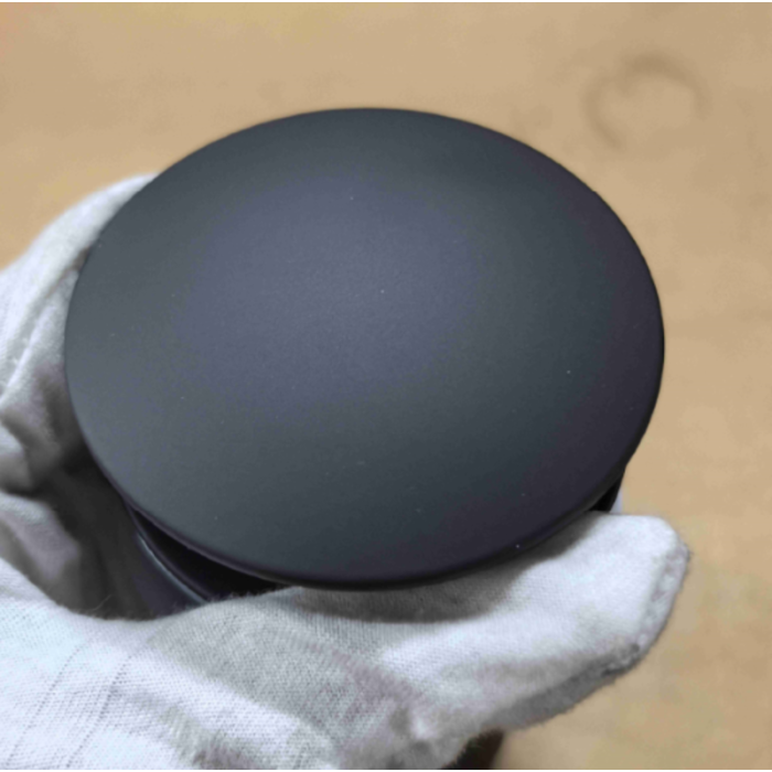 Донний клапан для раковини Koer PW-08-05 1 1/4''  без переливу автоматичний СLICK-СLACK (Колір чорн) (KR5789)