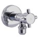 Кран напівобертовий кутовий з цангою SOLOMON 1/2″х 3/8″ Retro 7077  ( 2 шт)