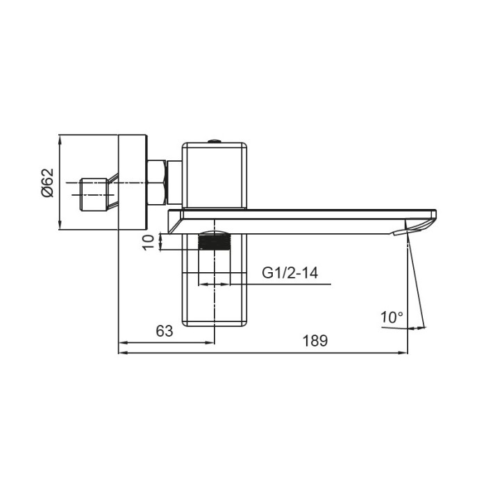 Змішувач для ванни з коротким виливом Koer KB-41010-05 (Колір чорний) (KR3485) Змішувач для ванни з коротким виливом Koer KB-41010-05 (Колір чорний) (KR3485)