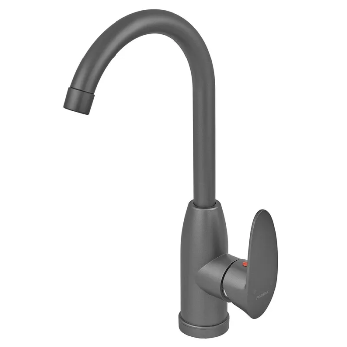 Змішувач для кухні Plamix CEZAR-011-B SET Graphite з підведенням (PM0695) Змішувач для кухні Plamix CEZAR-011-B SET Graphite з підведенням (PM0695)
