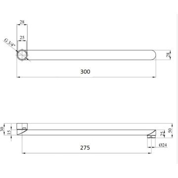 Вилив змішувача Globus Lux M72 30F
