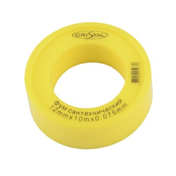 Фум стрічка тефлонова S-1202 (12*10*0,08)  50 мм CRISTAL