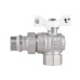 Кран кульовий "Американка" Thermo Alliance Forte 3/4" з антипротіканням кутовий SF223W20