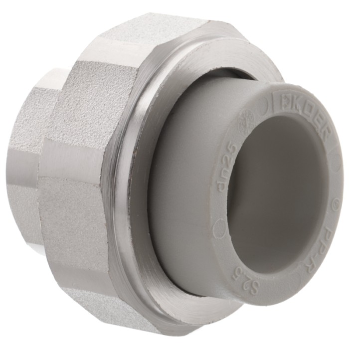 Згін-американка ВР 25x3 / 4F PPR Koer K0130.PRO (KP0165) Згін-американка ВР 25x3 / 4F PPR Koer K0130.PRO (KP0165)