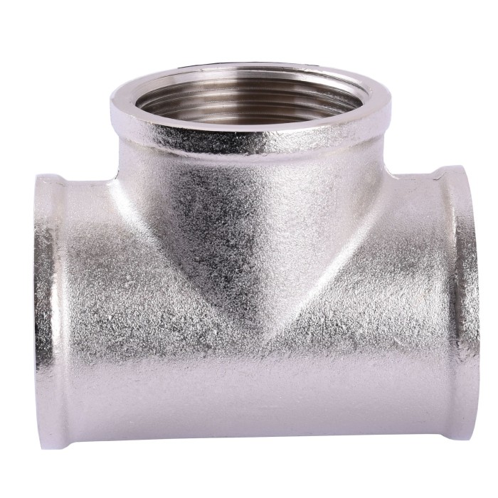 Трійник SOLOMON 3/4″ ВВВ нікель 8202 Трійник SOLOMON 3/4″ ВВВ нікель 8202