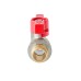 Кран кульовий ШШМ Koer Extreme KE.219-15 - 1/2" MM ручка "метелик" червона (KR5762)