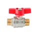 Кран кульовий ШШМ Koer Extreme KE.219-15 - 1/2" MM ручка "метелик" червона (KR5762)
