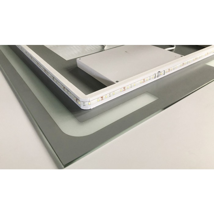 Дзеркало Zerix Prime MR02-50x80 з LED Touch, Anti-fog, димером, регулятором яскравості (ZX6052) Дзеркало Zerix Prime MR02-50x80 з LED Touch, Anti-fog, димером, регулятором яскравості (ZX6052)