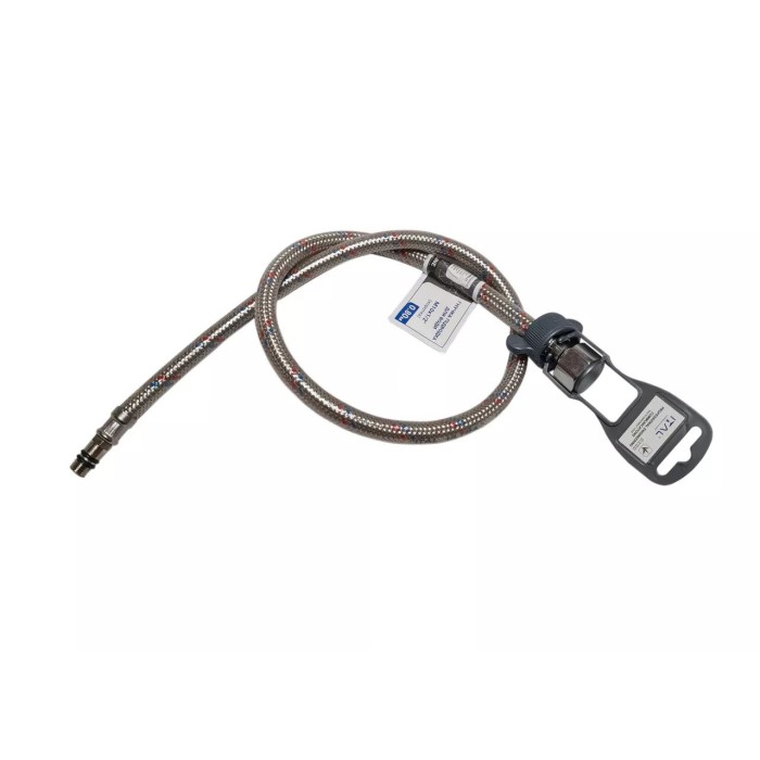 Шланг підведення ULTRA NEW ITAL М10*1/2"  0.6 м (довга) {180}