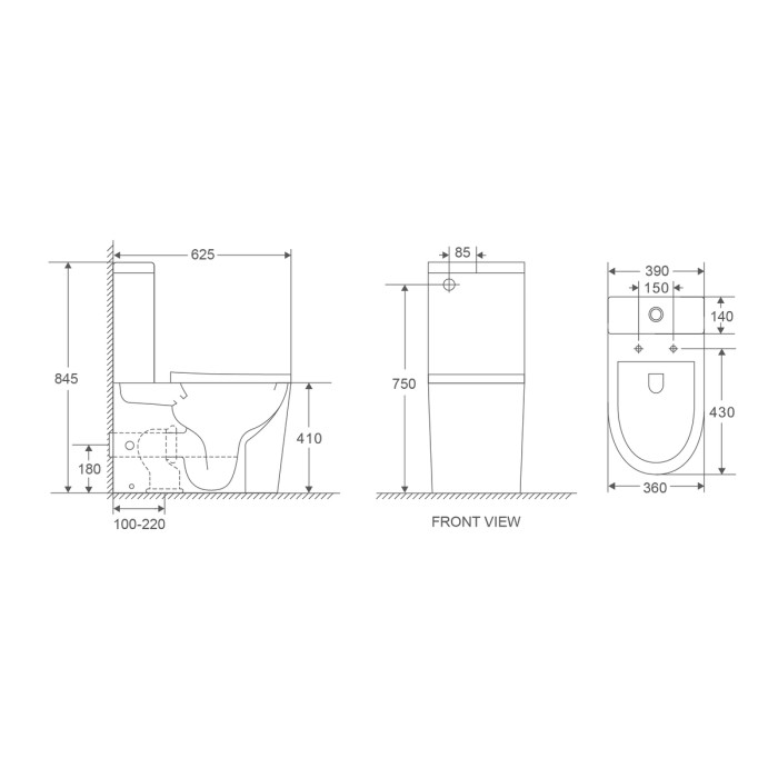 Бачок до унітазу-компакту Mixxus Premium Bevel-0401-T1 Tank 625х390х845 зі зливною арматурою (MI8321) Бачок до унітазу-компакту Mixxus Premium Bevel-0401-T1 Tank 625х390х845 зі зливною арматурою (MI8321)