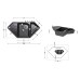 Кухонна мийка з додатковою чашею Lidz 1000x500/225 BLM-14 (LIDZBLM141000500225)