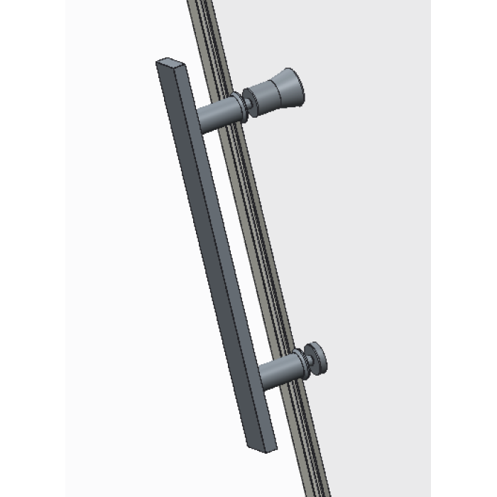 Двері в нішу Koer SR SD01-120x200-TR-07 прозоре скло Easy Clean 8мм, графіт (KR5378) Двері в нішу Koer SR SD01-120x200-TR-07 прозоре скло Easy Clean 8мм, графіт (KR5378)