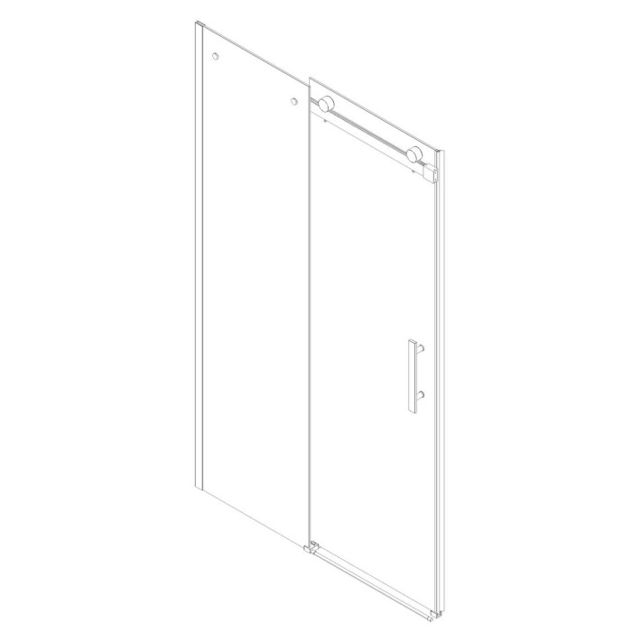 Двері в нішу Koer SR SD01-120x200-TR-07 прозоре скло Easy Clean 8мм, графіт (KR5378) Двері в нішу Koer SR SD01-120x200-TR-07 прозоре скло Easy Clean 8мм, графіт (KR5378)