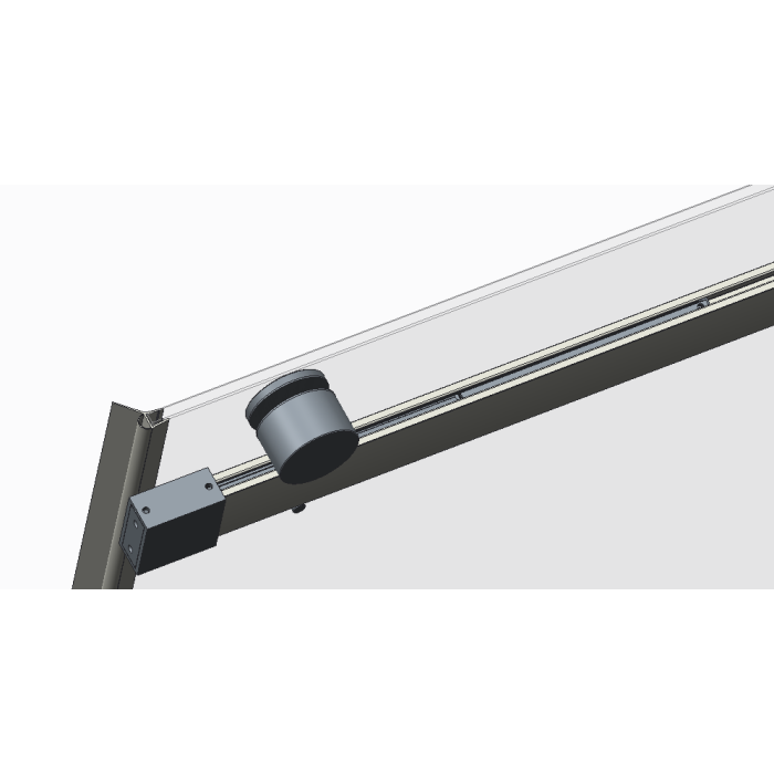 Двері в нішу Koer SR SD01-120x200-TR-07 прозоре скло Easy Clean 8мм, графіт (KR5378) Двері в нішу Koer SR SD01-120x200-TR-07 прозоре скло Easy Clean 8мм, графіт (KR5378)