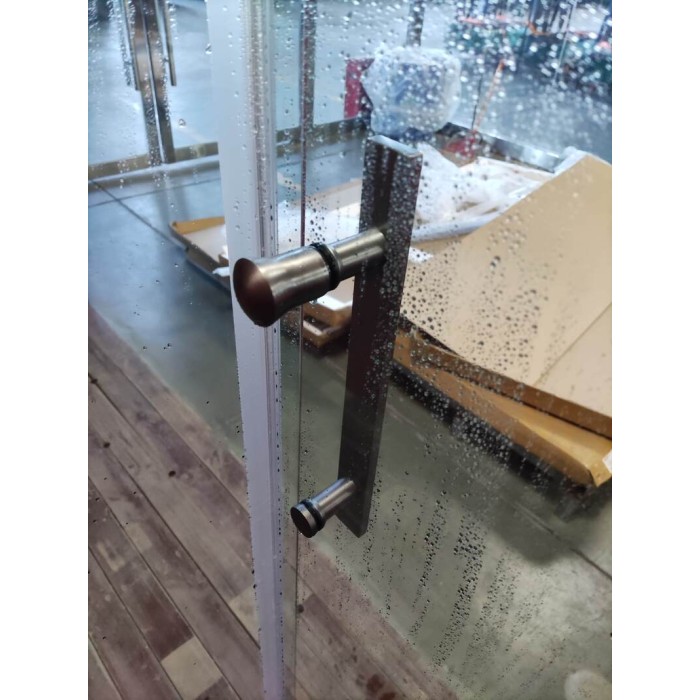 Двері в нішу Koer SR SD01-120x200-TR-07 прозоре скло Easy Clean 8мм, графіт (KR5378) Двері в нішу Koer SR SD01-120x200-TR-07 прозоре скло Easy Clean 8мм, графіт (KR5378)