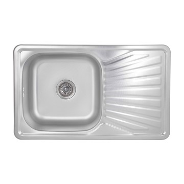 Кухонна мийка Brinex 7848 0,8 мм Micro Decor (BRIN7848MDEC08)
